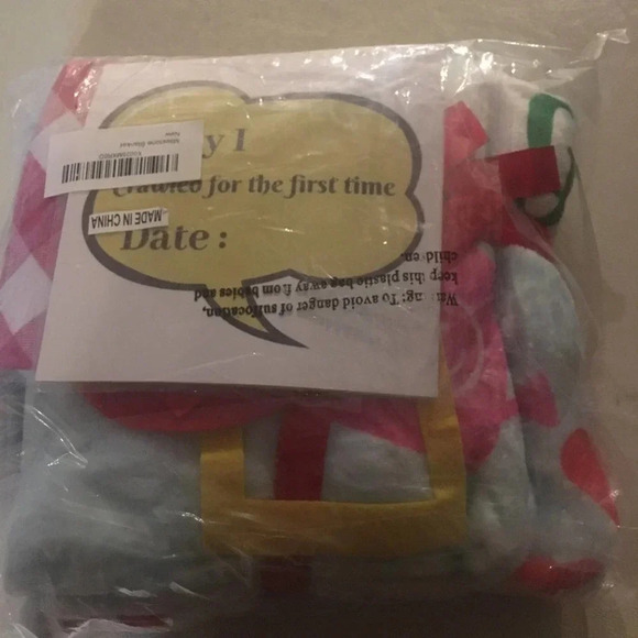 NEW! Personalized Baby Monthly Milestone Blanket - Picture 5 of 5